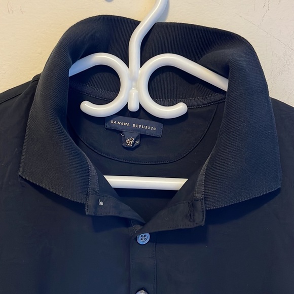 BANANA REPUBLIC Black T-Shirt L - Picture 2 of 4
